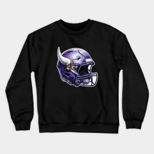 Minnesota Vikings Helmet Crewneck Sweatshirt